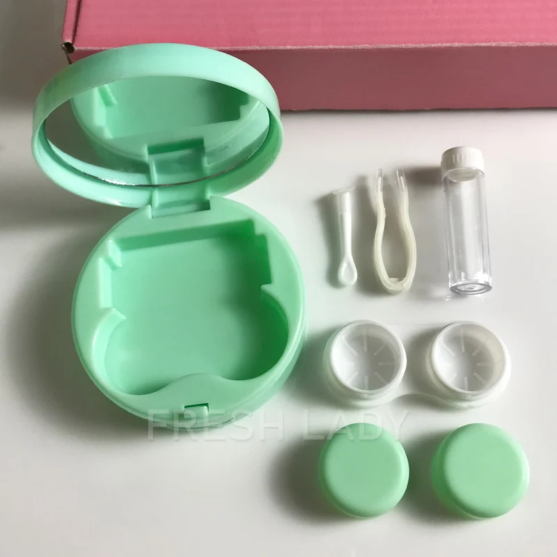 Чехол для контактных линз радужного цвета Liangguo Fresh Lady