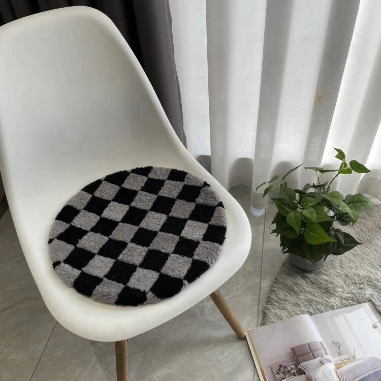 Promotion Price Soft Winter Warm Real Australian Sheepskin Fur Seat Cover Natural Wool Seat Cushion Fluffy Plush Carpet