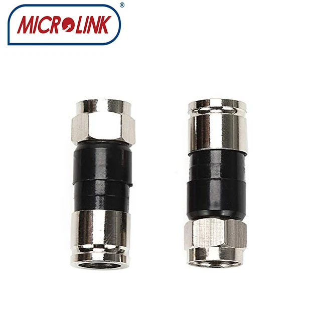 rg6/rg59 quick male compression f connector