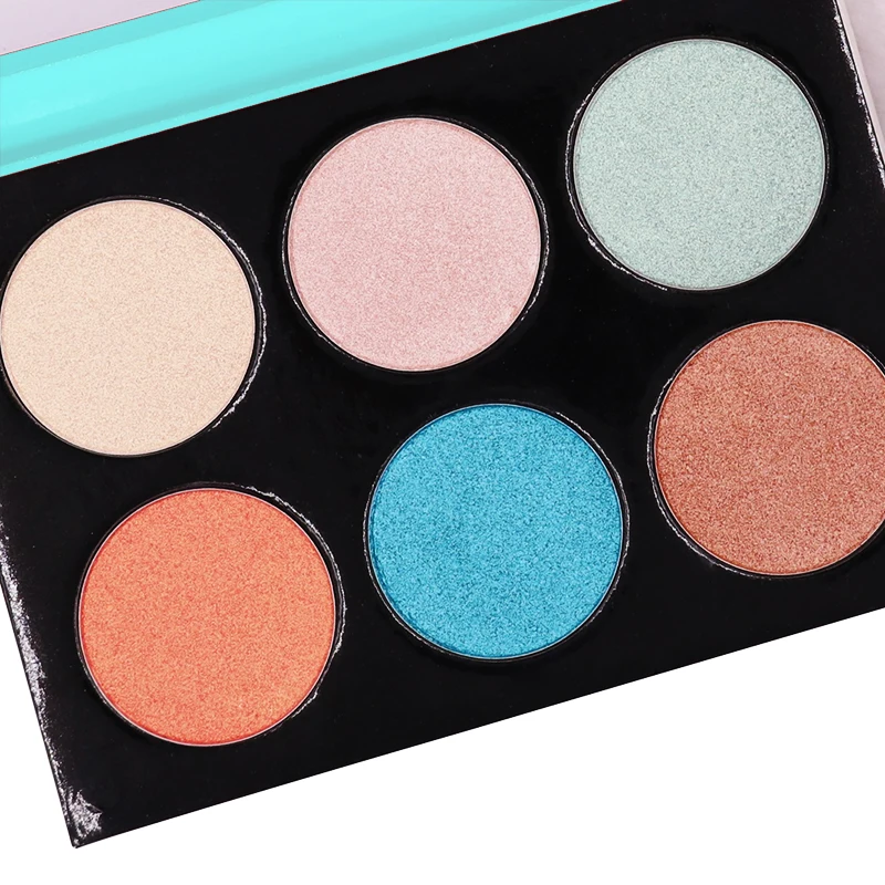 2021 High pigment 6 color eye shadow palette factory price for your selection with no brand with private label