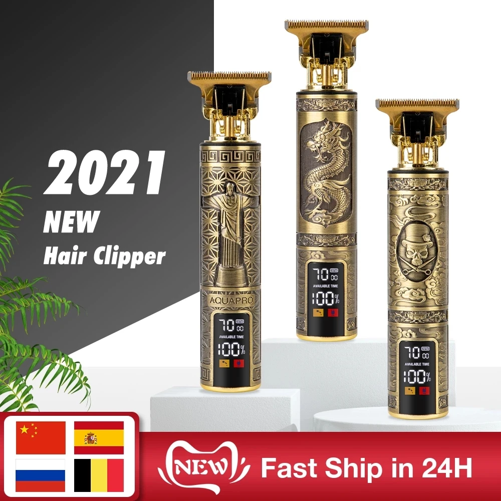 OEM RTS красочная профессиональная перезаряжаемая электрическая машинка для стрижки волос триммер парикмахерские машинки