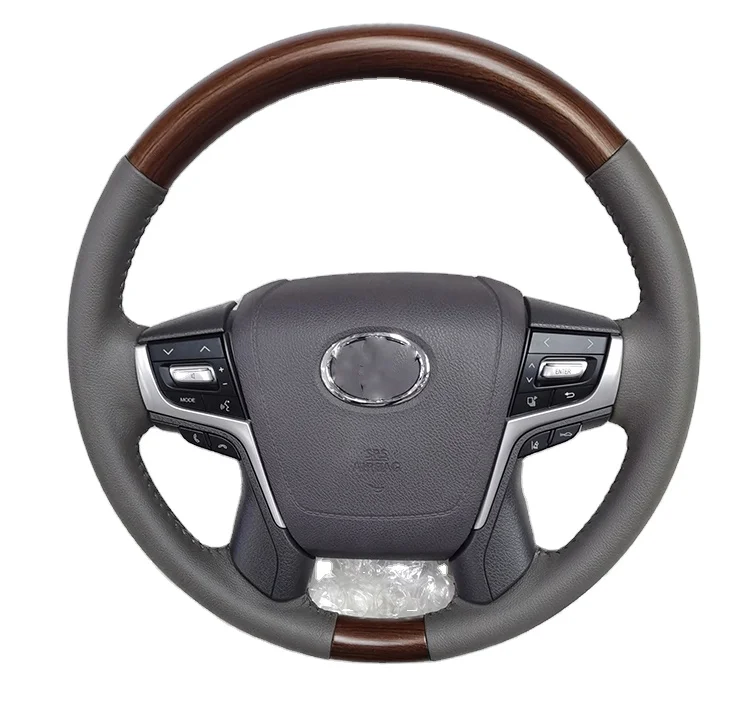 High Quality PU Leather Steering Wheel Assembly  for Toyota Land Cruiser LC200 FJ200 2008-2021 Prado 2003-2021 LC100 FJ79 Sports