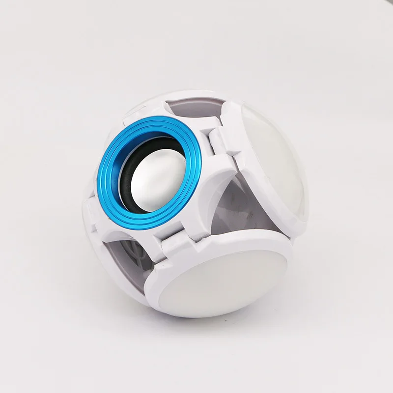 50000 hours ultra-long life foldable UFO Bluetooth LED football intelligent LED bulb E27 40W music bulb speaker