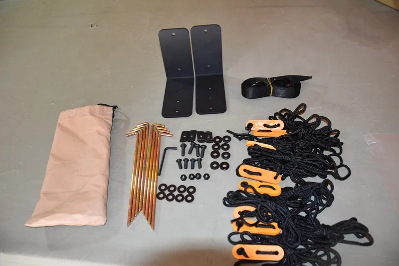 OEM/ODM retractable camper 270 degree freestanding car side awning roof top tent folding awning for car