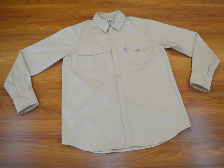Hot Sale NFPA 2112 CAT 2 Long Sleeve Welder Welding FRC FR Flame Retardant Fire Resistant Shirts