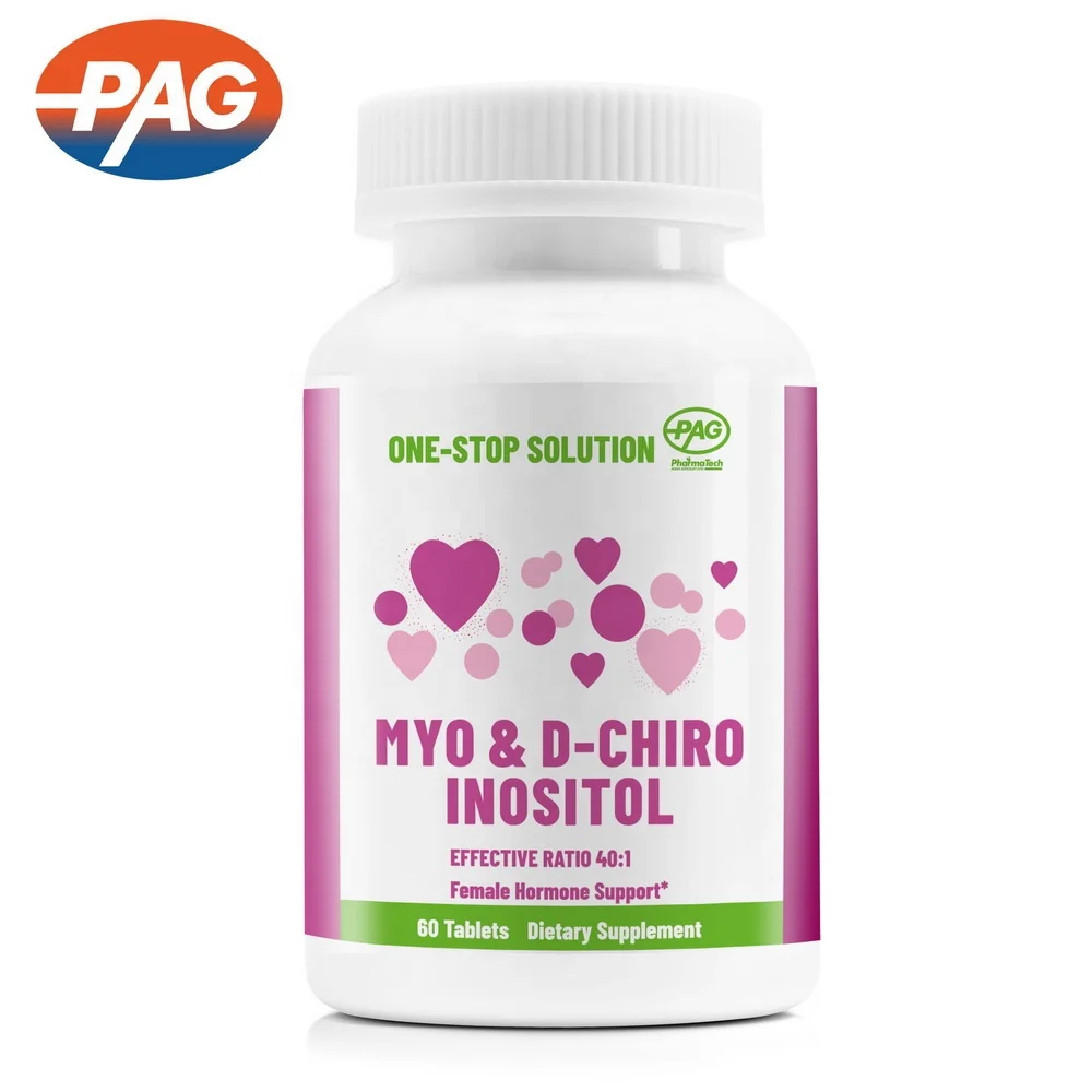 Supplement Vitamin B8 40:1 Ratio Hormonal Balance & Healthy Ovarian Dietary Supplements Myo & D-Chiro Inositol Tablet For Women