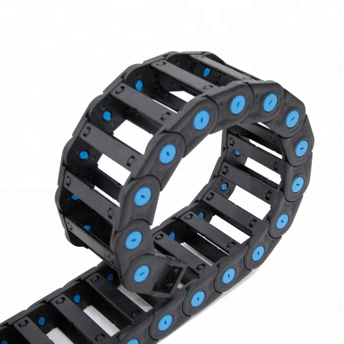 Bridge type fully enclosed steel threading chain machine tool oil pipe cable drag chain