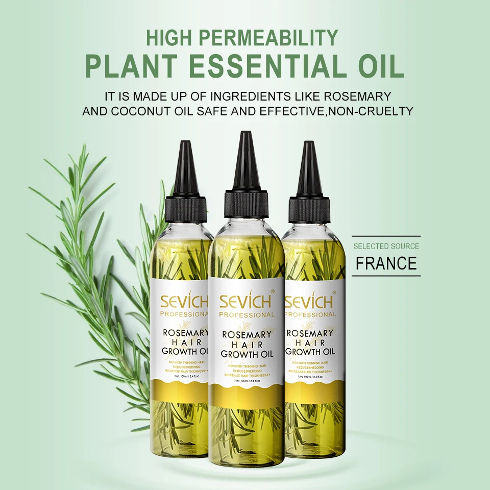 Private Label Organic Argan Hair Oil Pure Rosemary Extract Essential Oil Hair Growth For Hair Loss