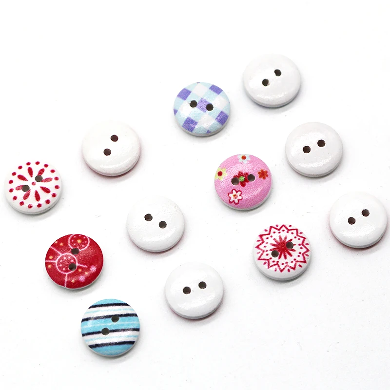 Wholesale Factory Price 2 Holes Sewing On Wooden Buttons Custom Made Wooden Women Clothes Button