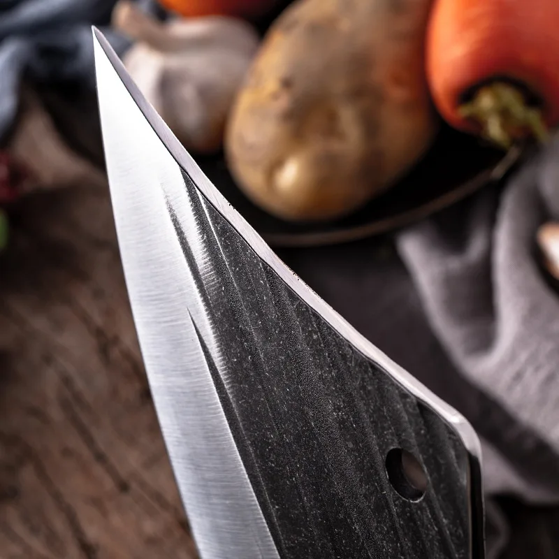 Professional Bone Chopping Knife Sharp Kitchen Knife Stainless Steel Chef Butcher Knife