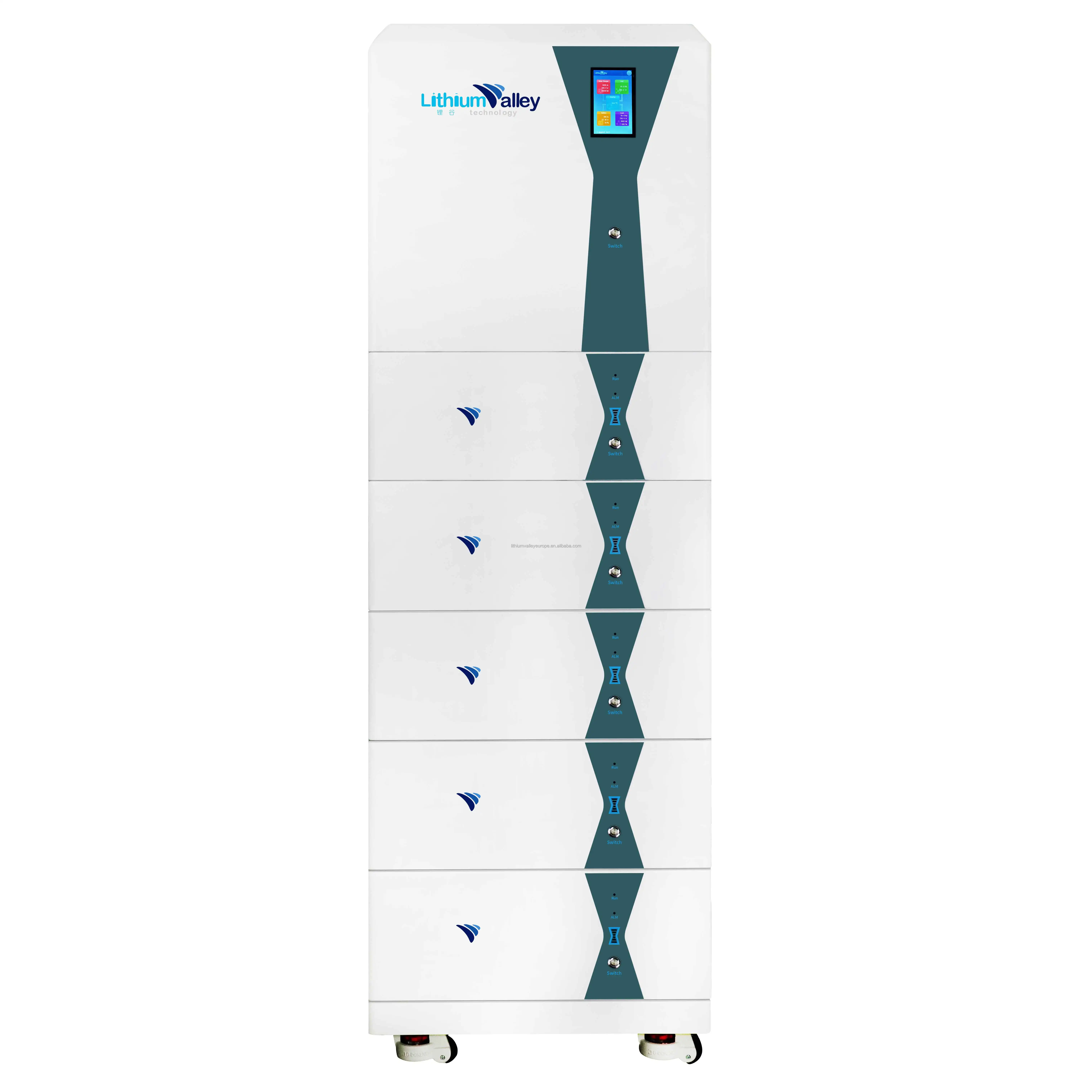 Original factory OEM Customized Stacking Power Cube  10KWH Solar Home Energy Storage LFeP04 Lithium Ion Battery