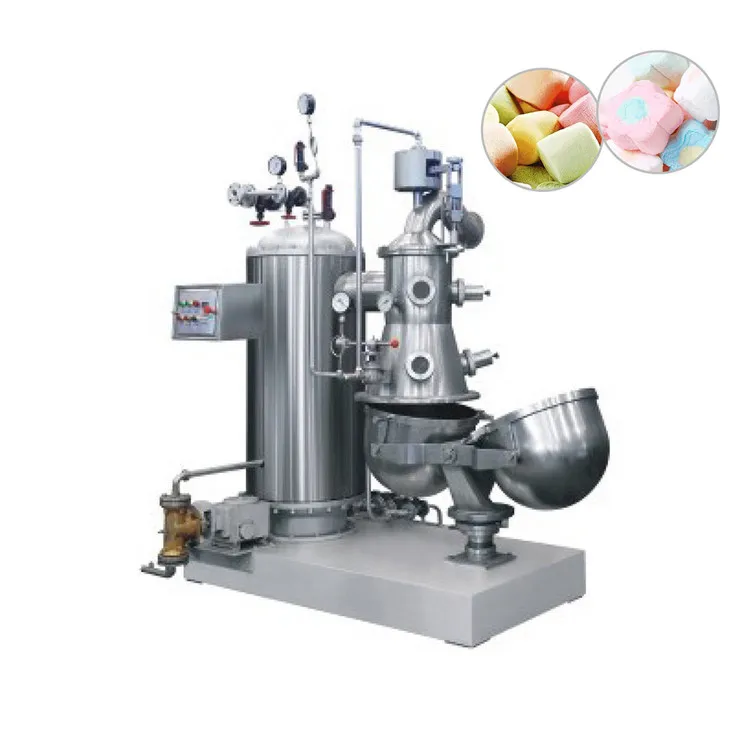 Full automatic cotton candy making machine marshmallow production line