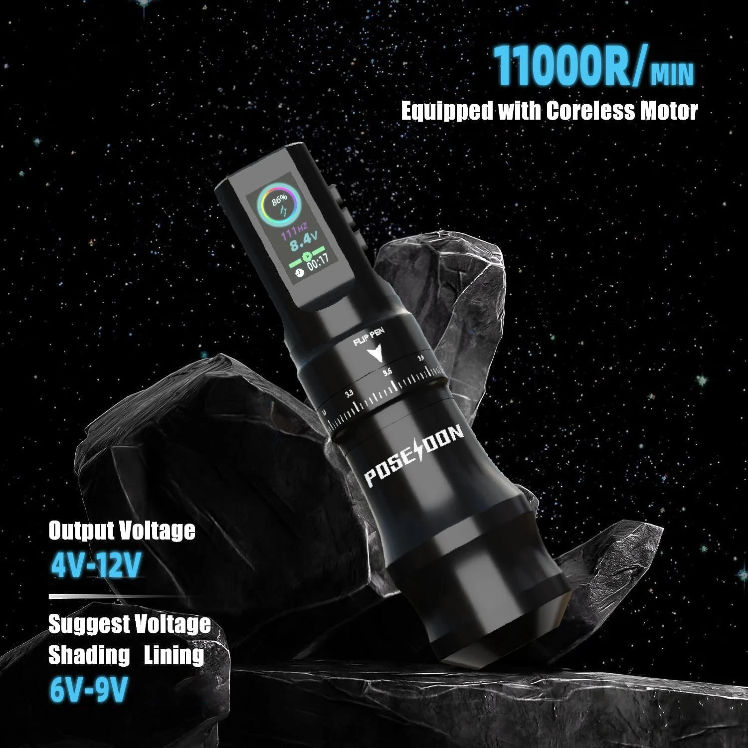 Wholesale sales Cost effective adjustable stroke best wireless rotary tattoo machine pen