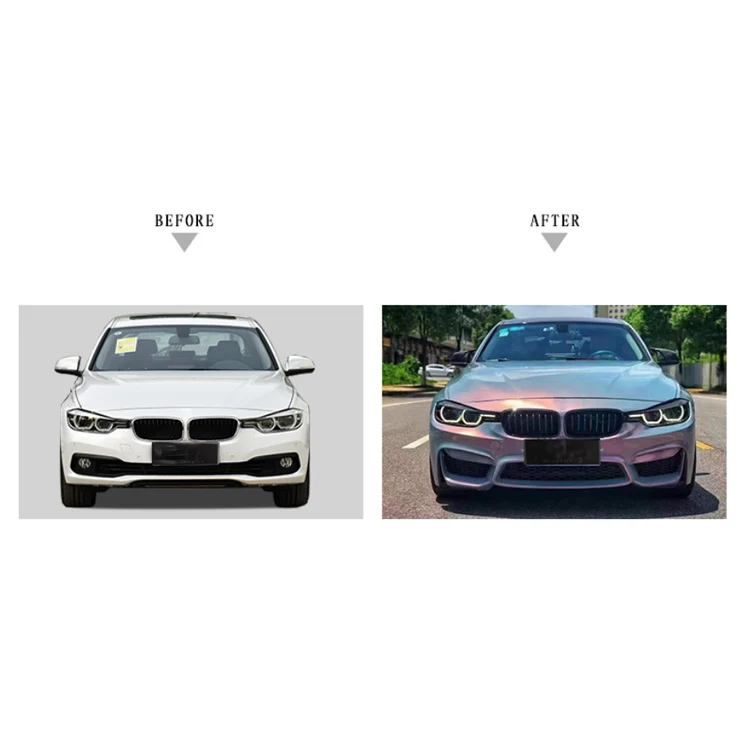 Комплект кузова бампера для BMW 3 серии F30 M3 2013-2018 боковые юбки выхлопная труба и