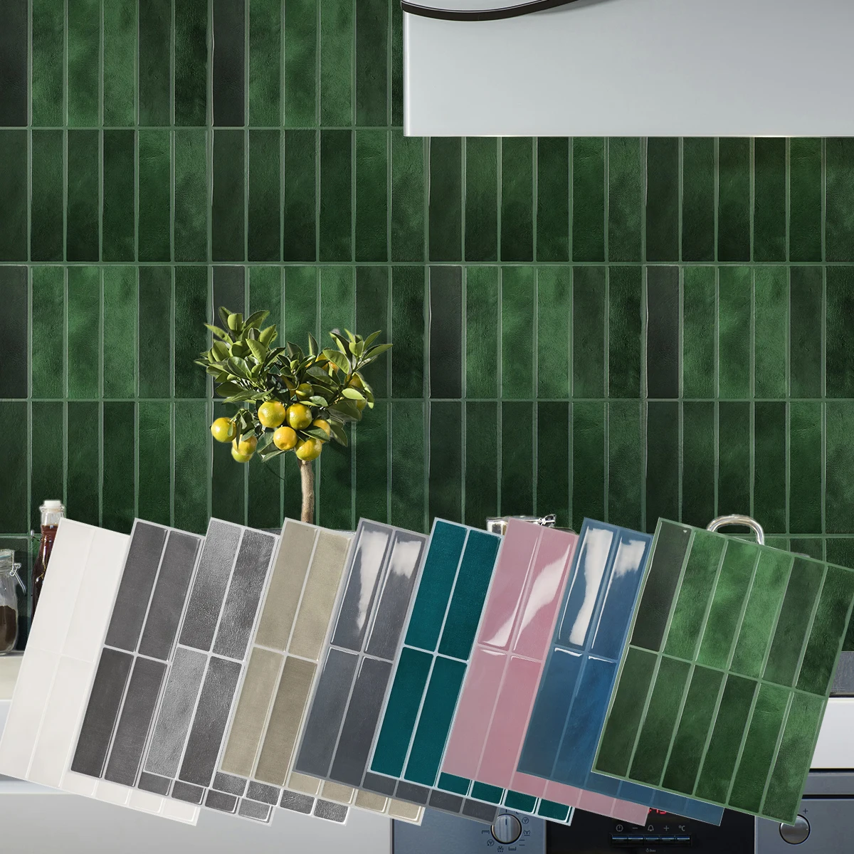 Home Decor Trends 3D Peel and Stick Pink Marble Vinyl Wall Tile In Thicker design