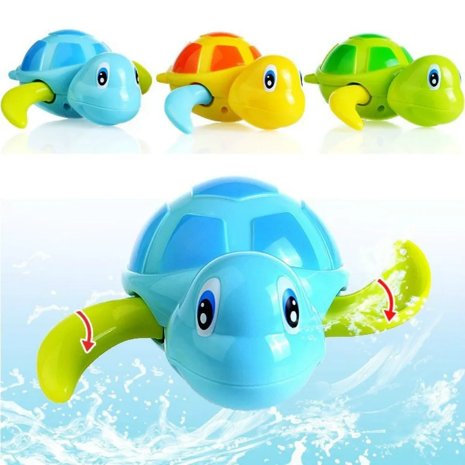 Factory Price Swim Turtle Cute Cartoon Animal Tortoise Baby Water Toy Factory Diecast Toy Vehicles Other Bath kitchen toys