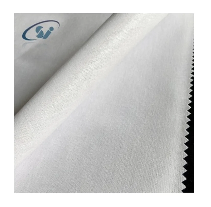 PCC Hot selling 100% Cotton C2050 Shirt interlining fusible interlining for collar, cuff & Planckets interlining fabric