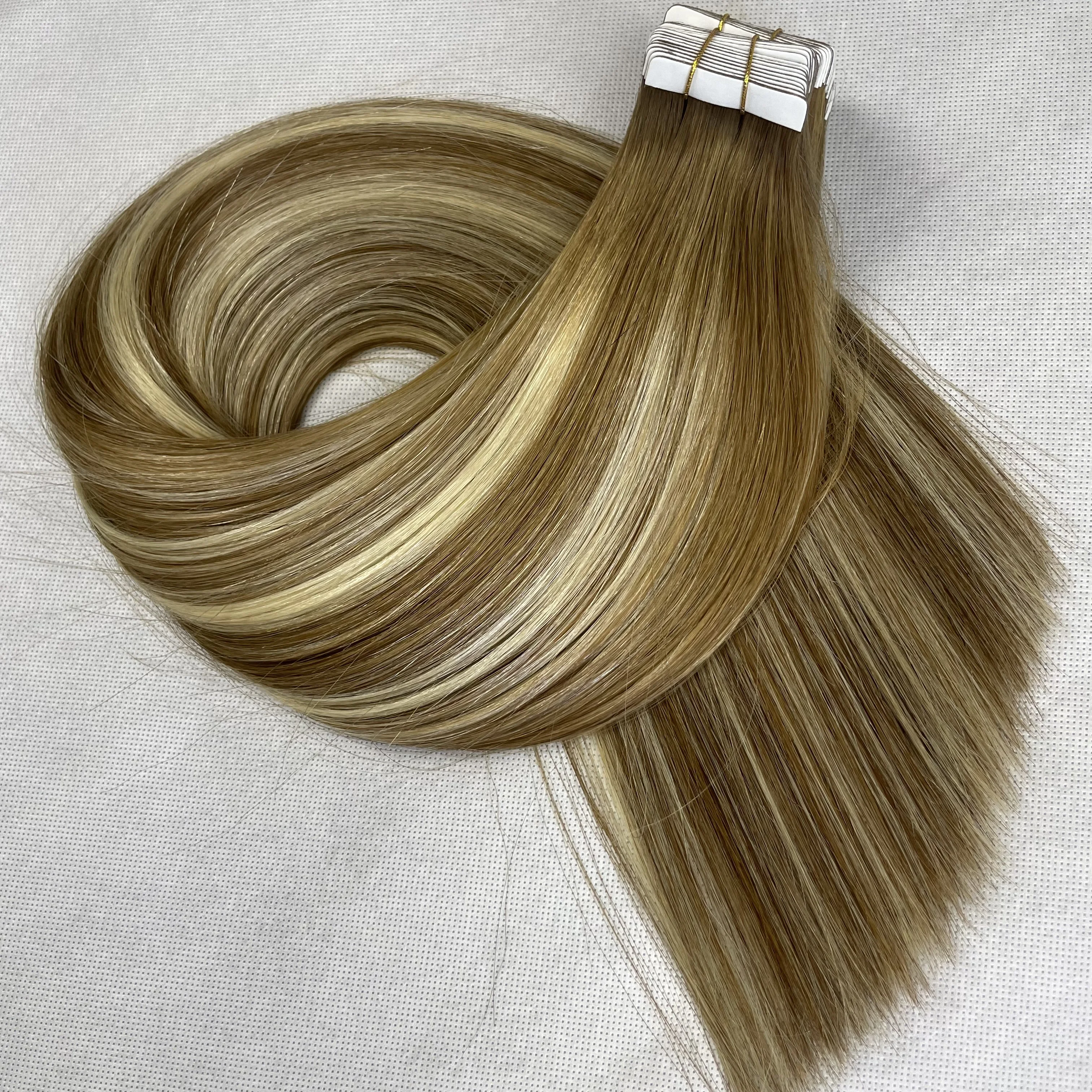 Высокое качество, оптовая продажа, европейская лента для волос, лента для наращивания волос