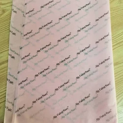 Customized Gift Waterproof Custom Wood Logo Item Style Packaging Tissue Wrapping Paper