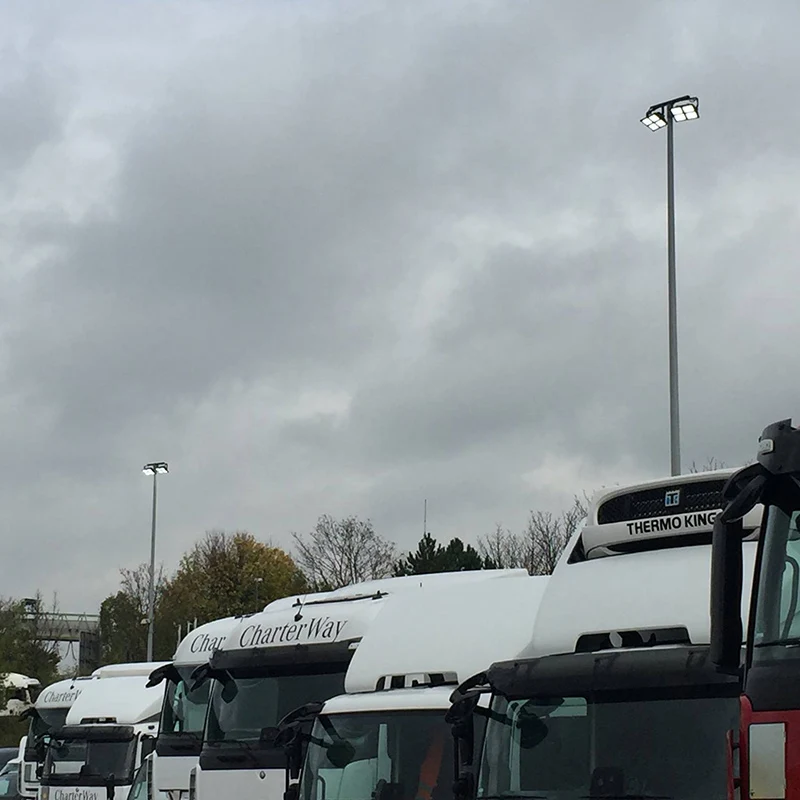 Lowering system explosion proof hot galvanized led high mast lighting