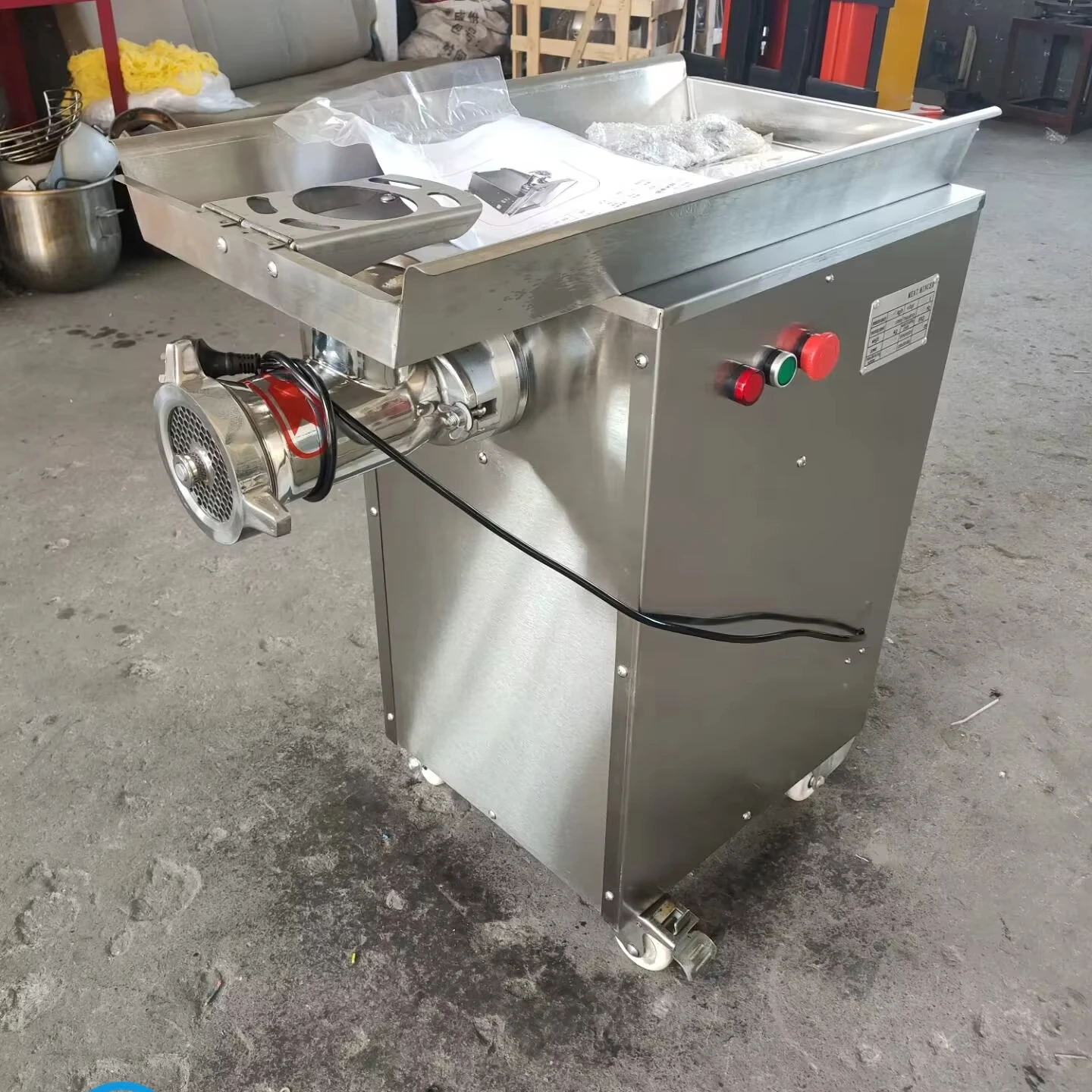 DJ-32/42 большая мощность Коммерческая Автоматическая мясорубка