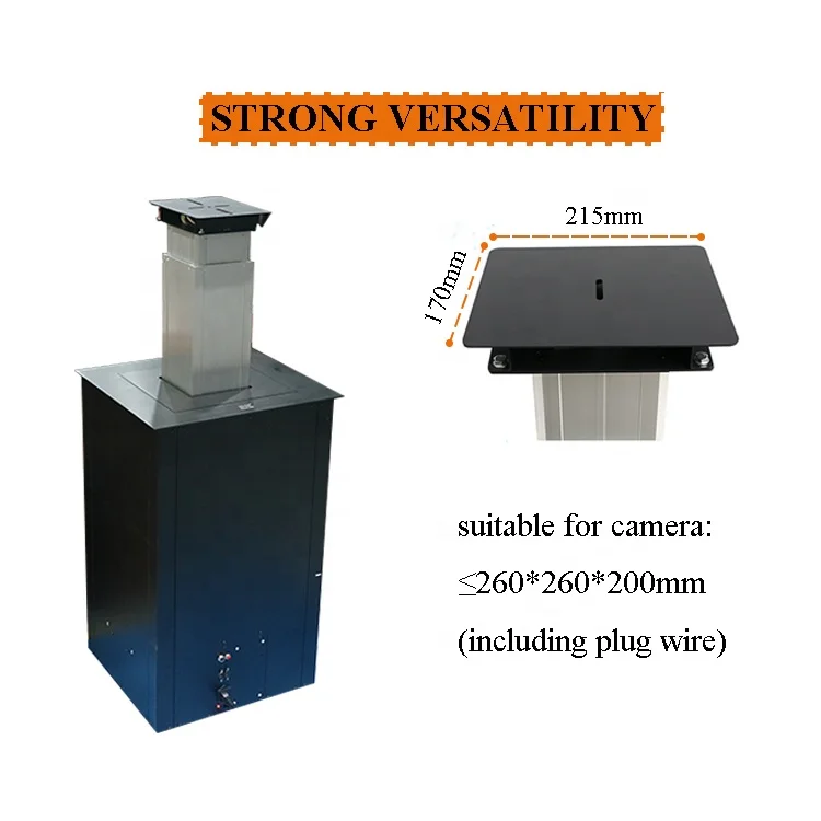 JGST Customized Table Hidden Motorized ceiling Projector Lift price projector elevator for Conference Room