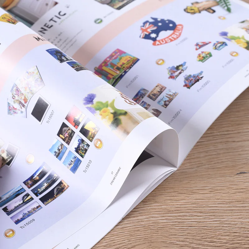 Professional Publishing Offset Printing Booklet Magazine Brochures Catalogue Photo Cook Paper Book Printing