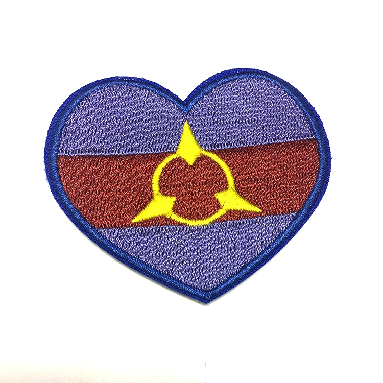Embroidered Fabric Cloth Patch Iron On Embroidery Patch Custom Heat Press Iron On Embroidery Patches