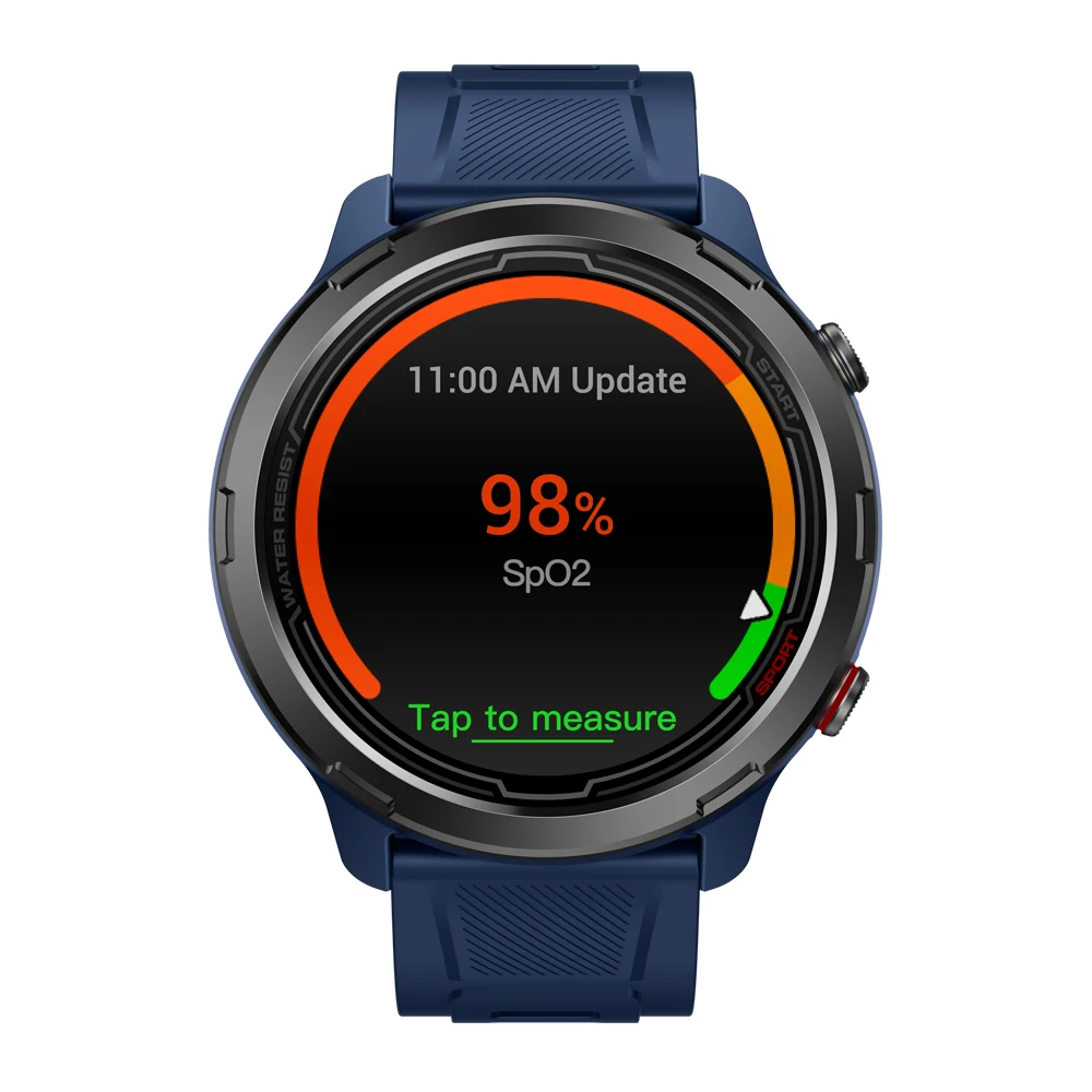 Смарт-часы Zeblaze Stratos 2 Lite с GPS пульсометром и тонометром