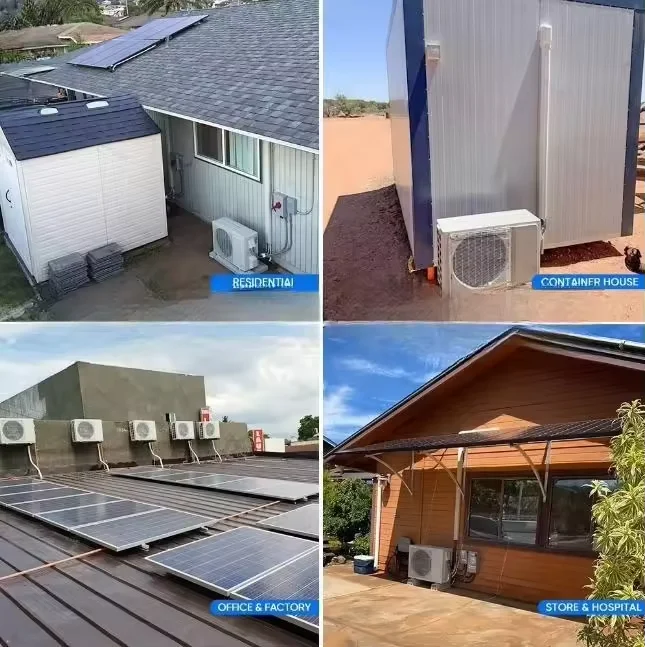 12000 Btu AC/DC hybrid solar air conditioner  Multi split inverter air conditioner With Solar Panel Energy