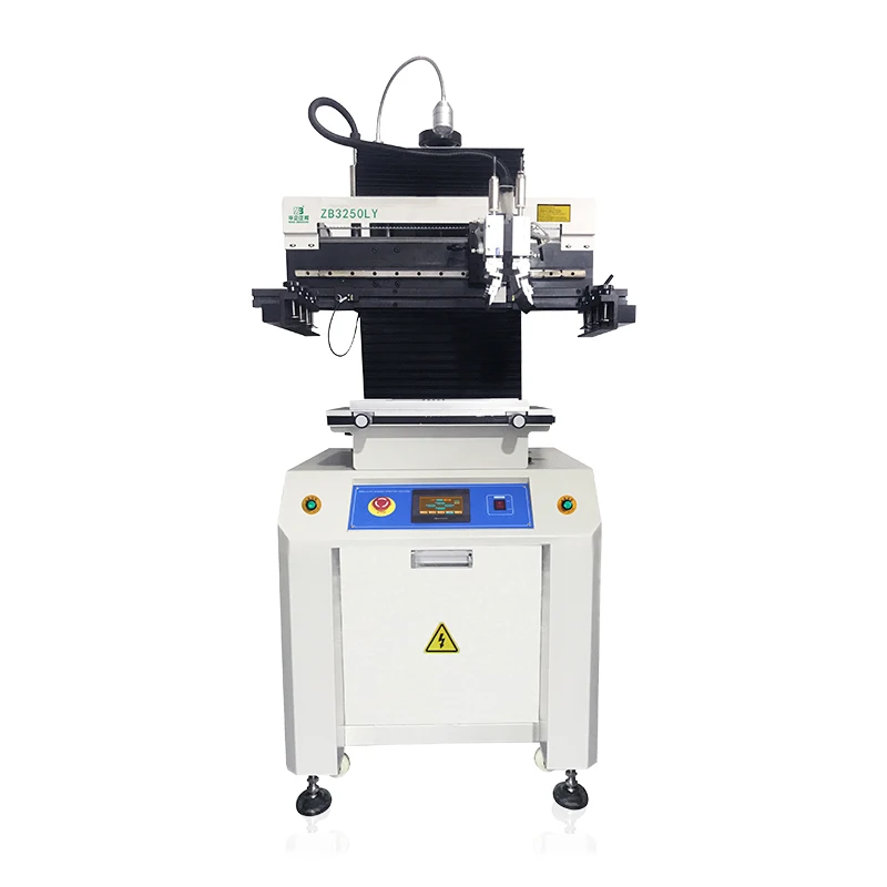Semi-auto cheap color touch screen pcb printing machine smt and solder paste printer