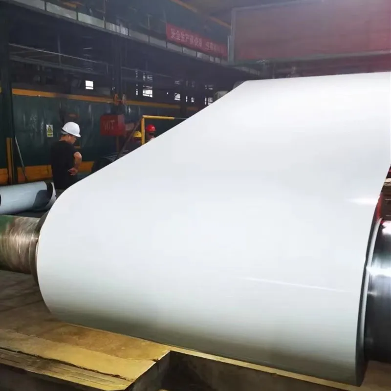 ASTM A463 Prepainted Aluminized Steel Coil  17/5 microns 20/13um AS270  for heat insulation Ral7035