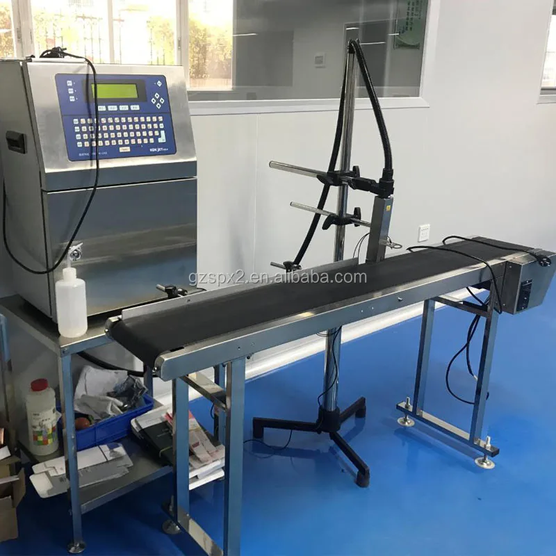Automatic food cosmetics chemical bottle bag date code batch number inkjet printer