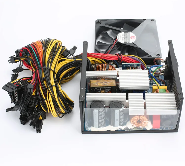 Блок питания 1800 Вт 2000 2400 2600 Atx Psu для Rx470 Rx580 Rx570 Rx560