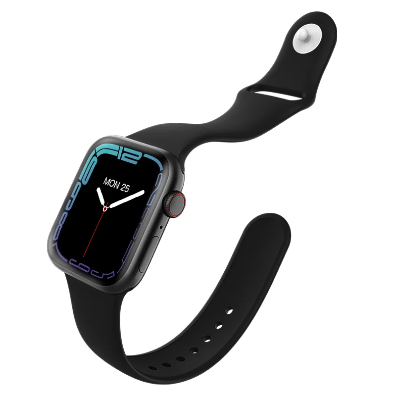 2022 Smartwatch HW37 PLUS IP68 Waterproof Men Women Smart Watch Series 7 Wireless Charging 1.782 Inch Double Button Watch 7