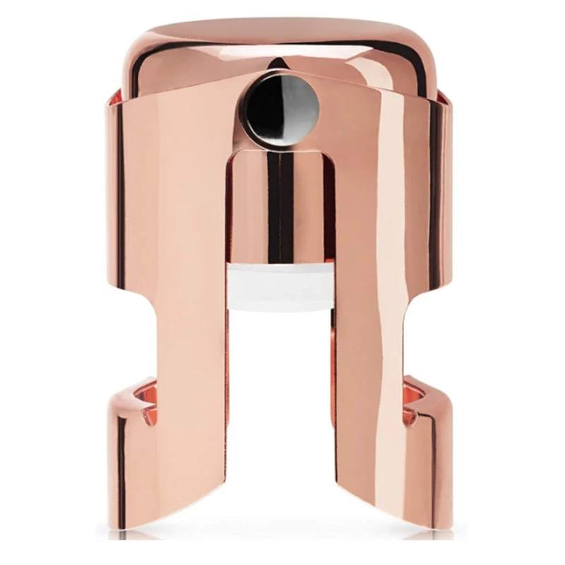 Champagne Stoppers Stainless Steel, Leak Proof Wine Bottle Saver , Champagne Accessories for Prosecco Cava Sparkling Wine