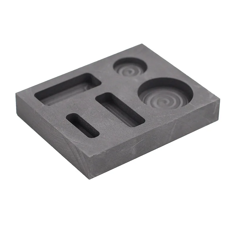 Gold Silver Graphite Ingot Mold Mould Crucible for Melting Casting Refining