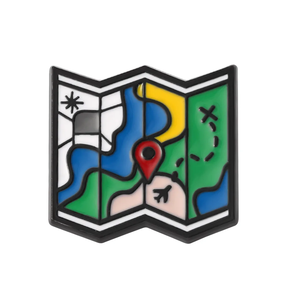Custom Logo OEM Different Shape Metal  Metal Crafts cute rainbow Lapel Pin Soft Enamel Badge for Hat Pins