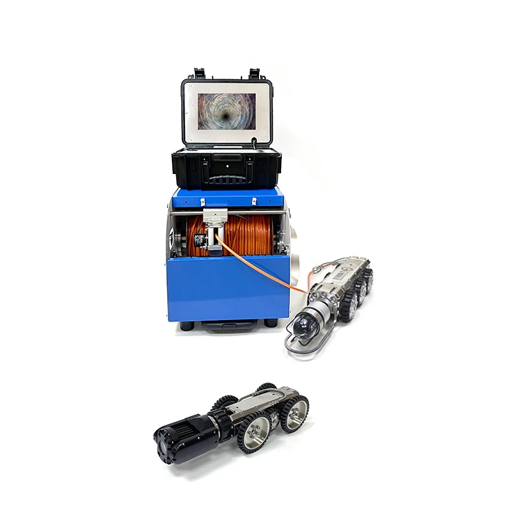 1080P Sewer Drain Crawler Camera  System CCTV Drainage Pipeline Inspection Robot Camera
