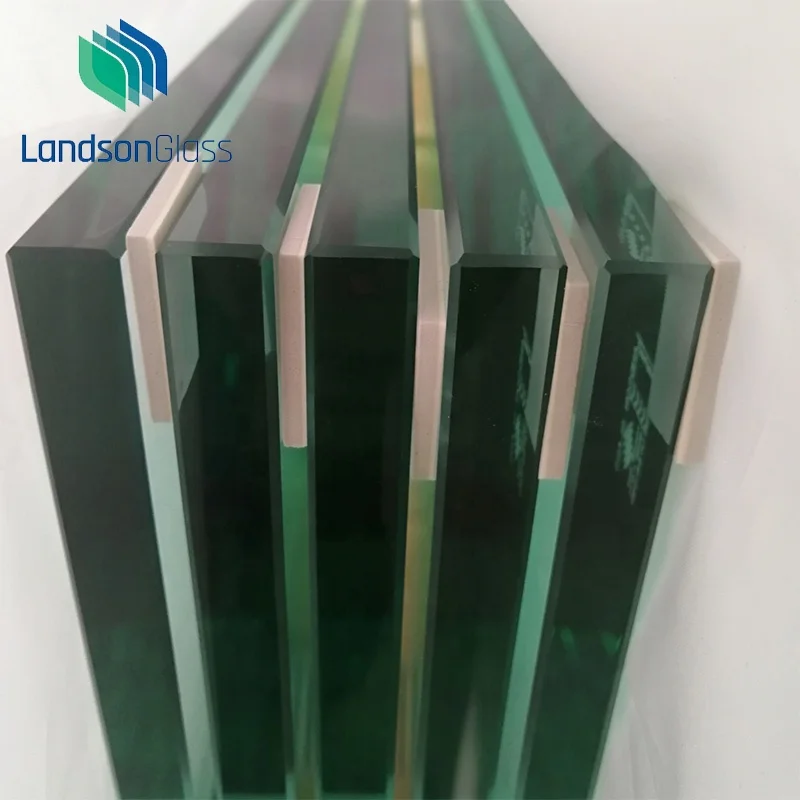 CE terrace door and roof glass 900mm wide 10mm thick poly cut safety glass sliding glass walls Price for veranda garden house