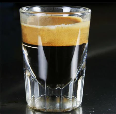 75ml/2.5oz espresso  glass cup coffee espresso shot glass with heavy base