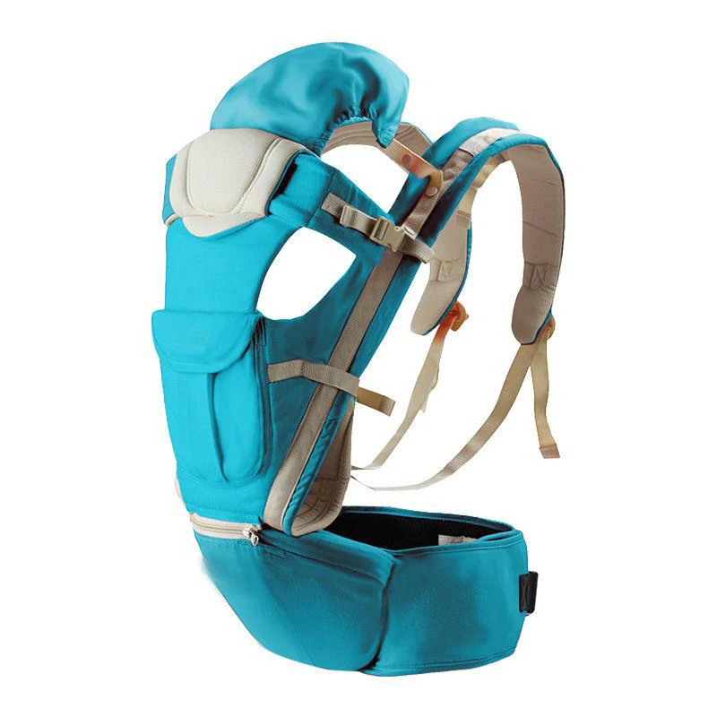 Brightbebe best organic cotton baby carrier hip seat baby sling carrier waist stool hipseat with lumbar support