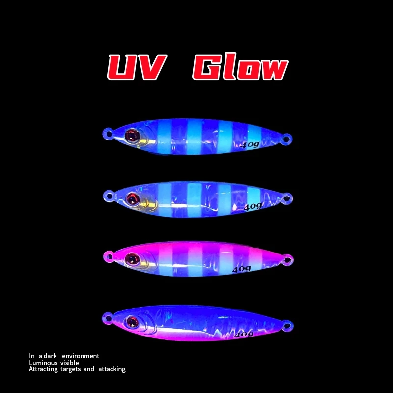 OEM 40g 60g 3D Fishing Tungsten Bass Lure Off Shore Long Cast Tungsten Jigs Lure
