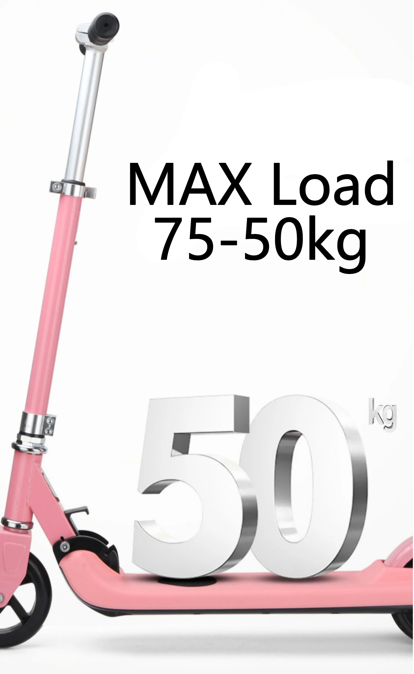 Factory Wholesale Electric Adult Scooter Aluminium Alloy E-Scooter Light Weight Design Moped Scooter Pink