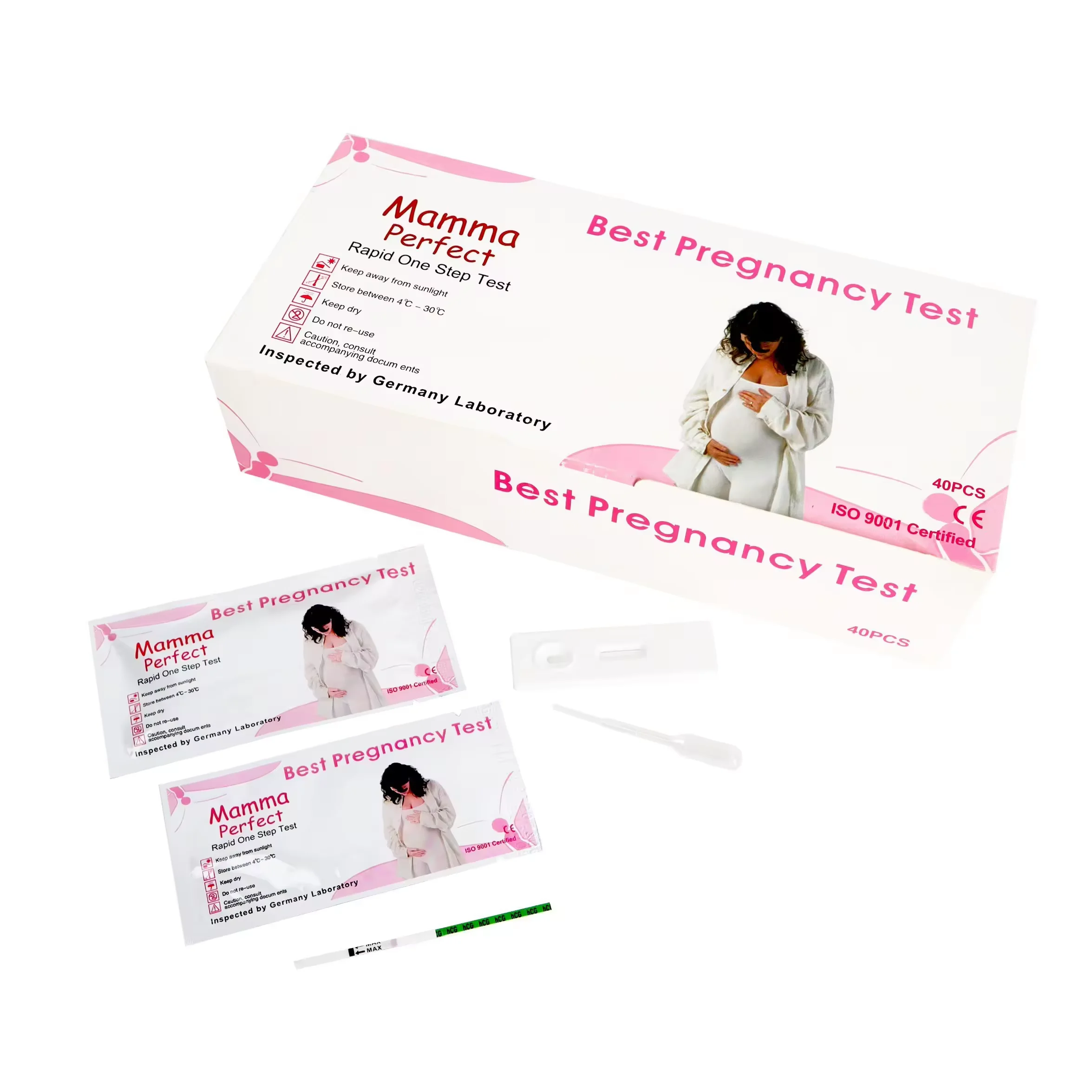 Early Detection Hcg Pregnancy Test Kit Medical One Step Hcg Urine Pregnancy Test Strip