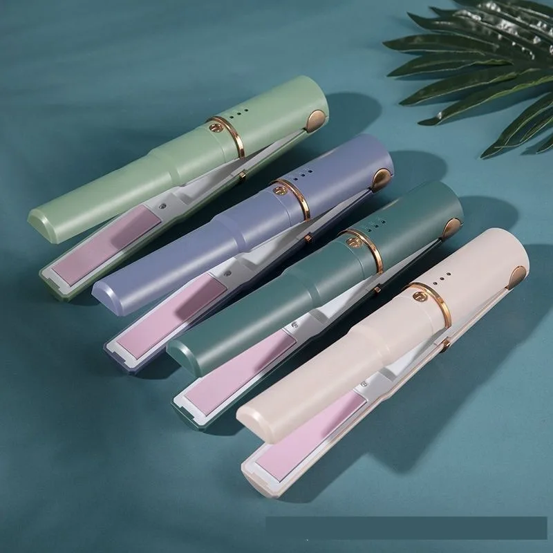 USB curling iron. Low-power splint. Portable. Dual-purpose straightening clip without plugging in