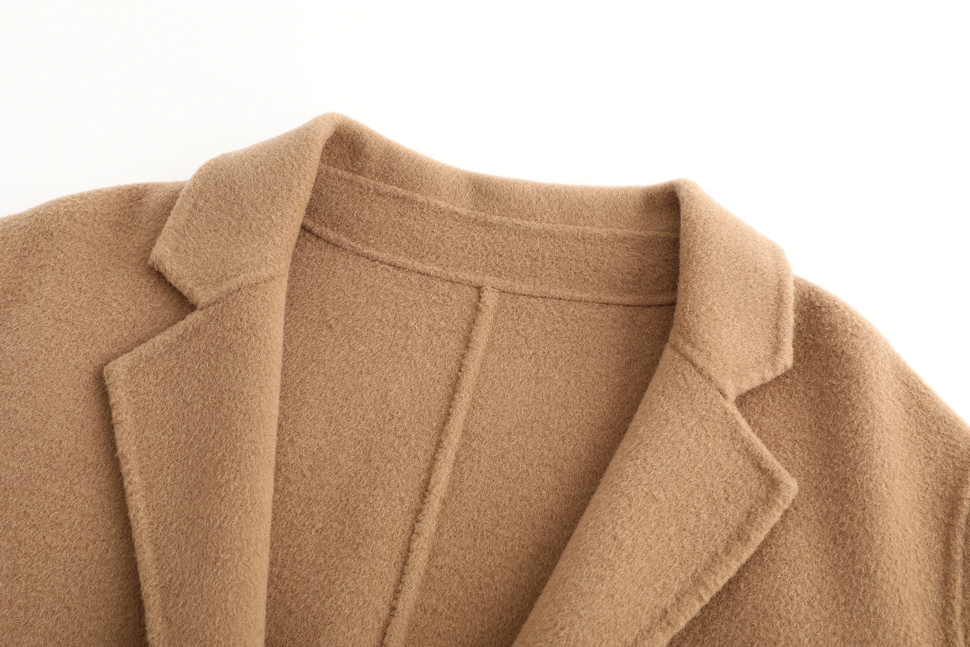 Basic Double Face Pocket Details Jacket Mid-length coat