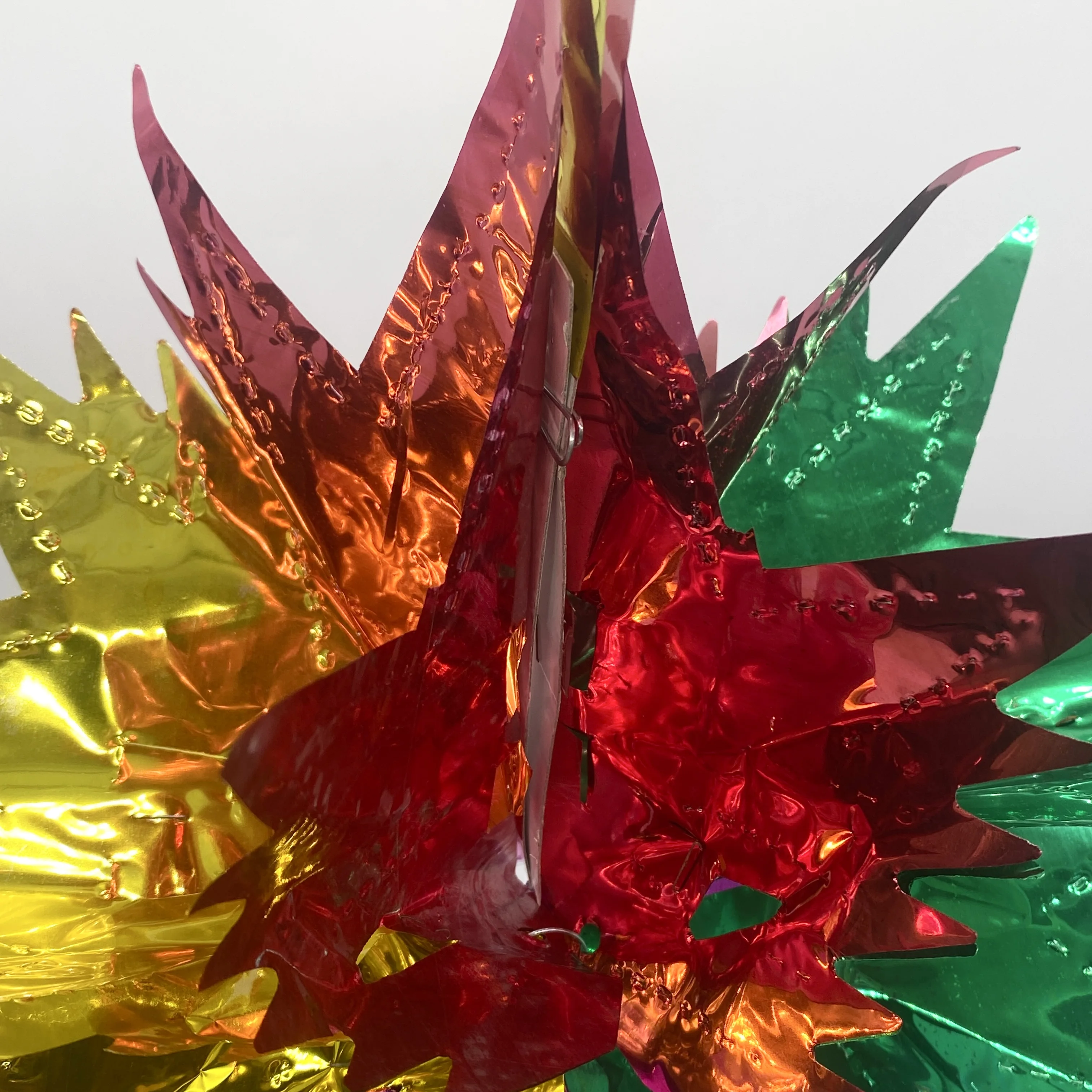 Nordic Creative Living Room Art Decorations Arrangement Clear Ornaments Colorful Christmas Ball Plastic Stars