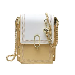 2023 High Quality Fashion New Design Rivet Purses Luxury Ladies Handbag Set Women Genuine Leather Chain Shoulder Bag