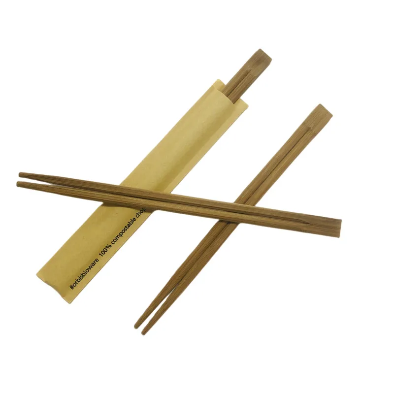 Factory Direct Provide Commercial ECO-Friendly Bamboo Round Tensoge Twin Chinese Japanese Chopsticks